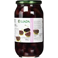 Los mejores  - Iliada - Aceitunas Kalamata - 580 g - [Pack de 3]